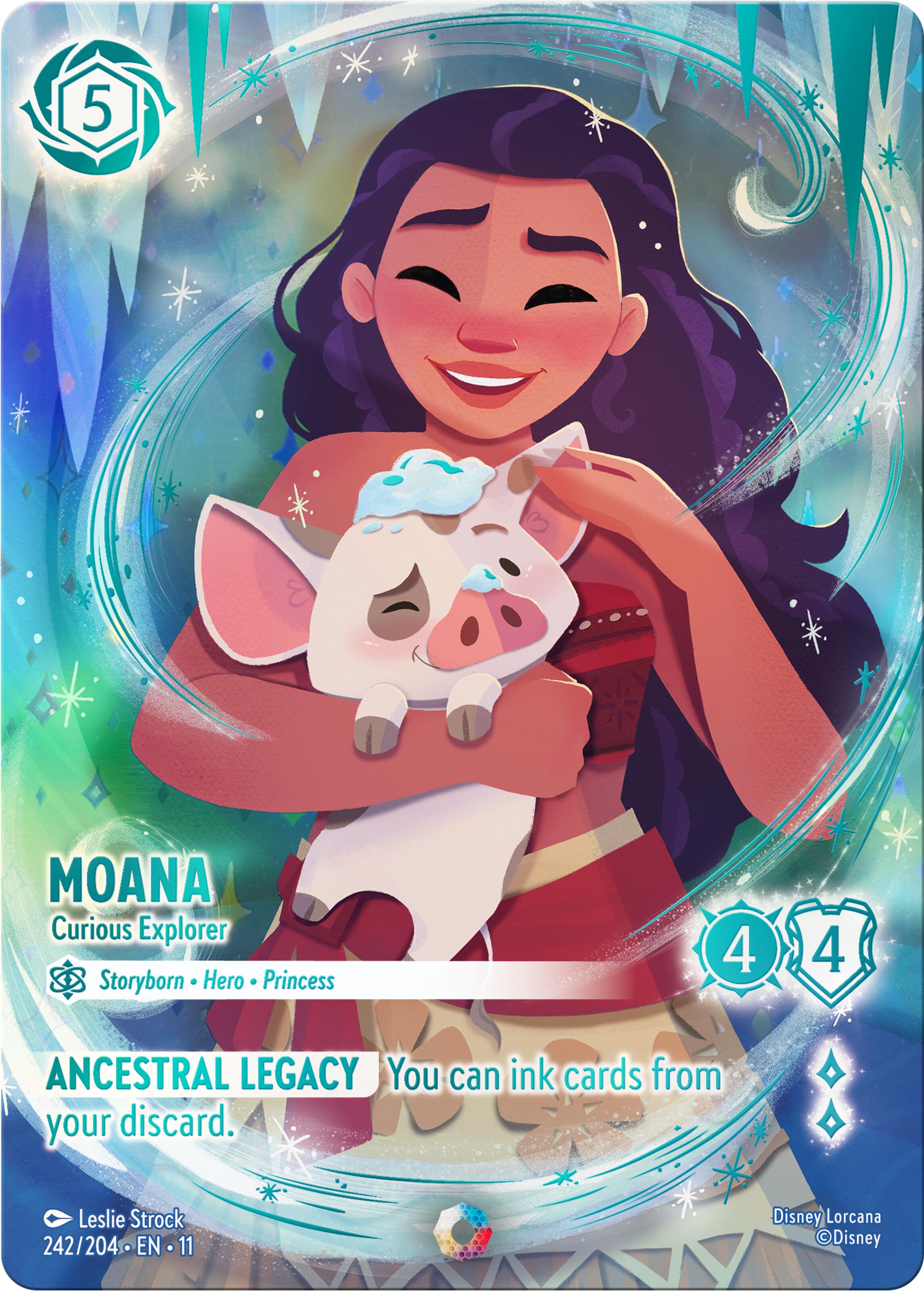 Moana - Curious Explorer (Iconic) (242/204) [Winterspell] | L.A. Mood Comics and Games