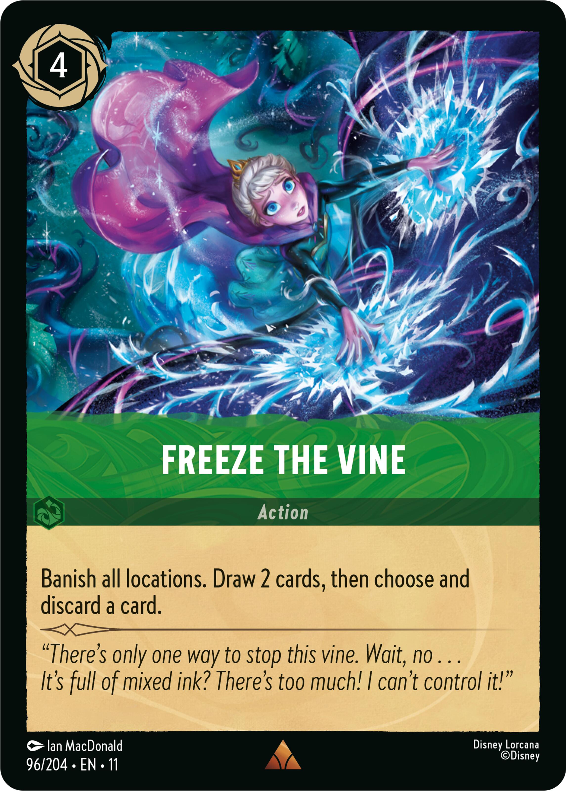Freeze the Vine (96/204) [Winterspell] | L.A. Mood Comics and Games