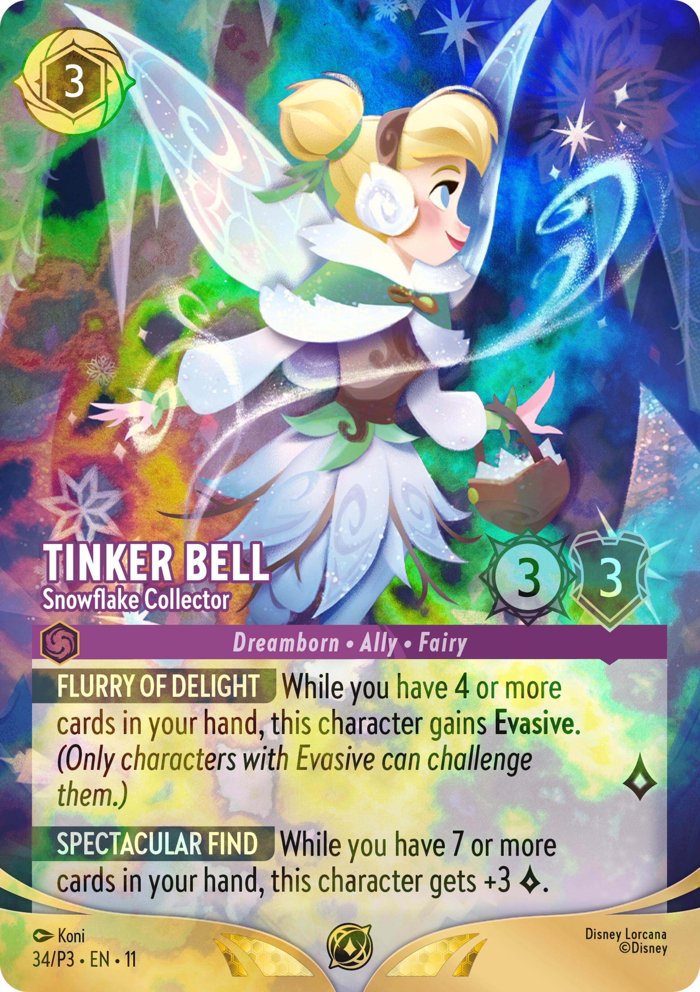 Tinker Bell - Snowflake Collector (Store Championship) (34) [Promo Cards] | L.A. Mood Comics and Games
