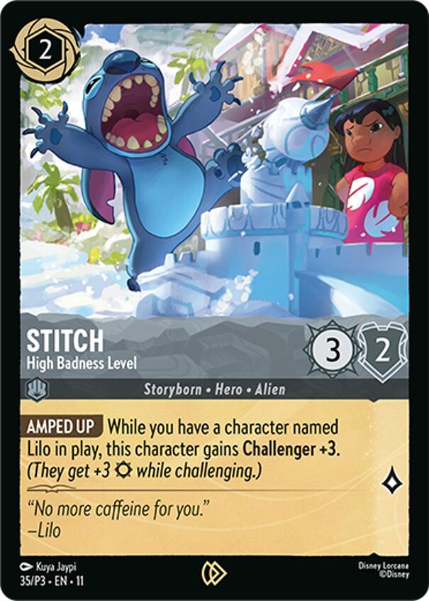 Stitch - High Badness Level (35) [Promo Cards] | L.A. Mood Comics and Games
