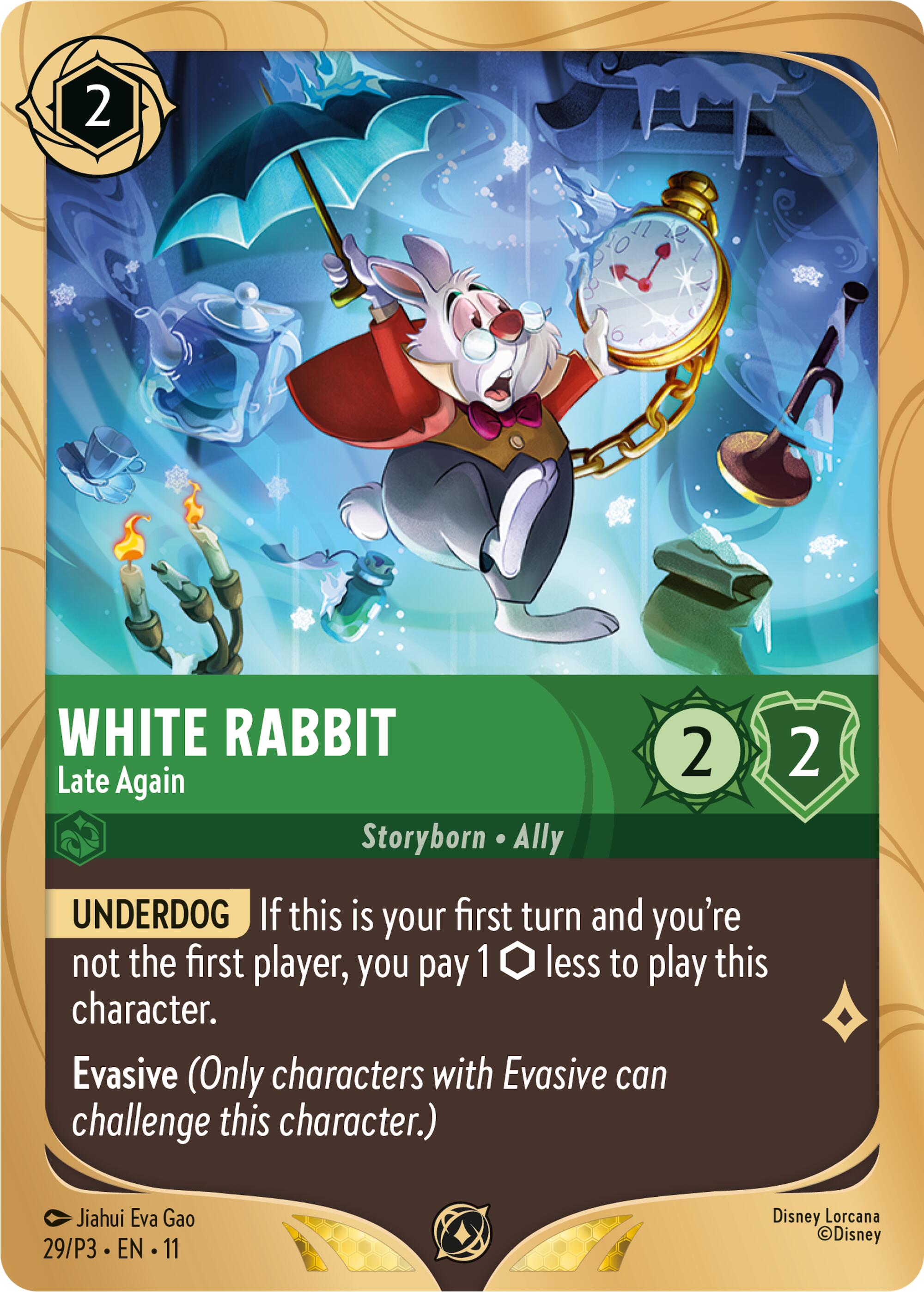 White Rabbit - Late Again (29) [Promo Cards] | L.A. Mood Comics and Games