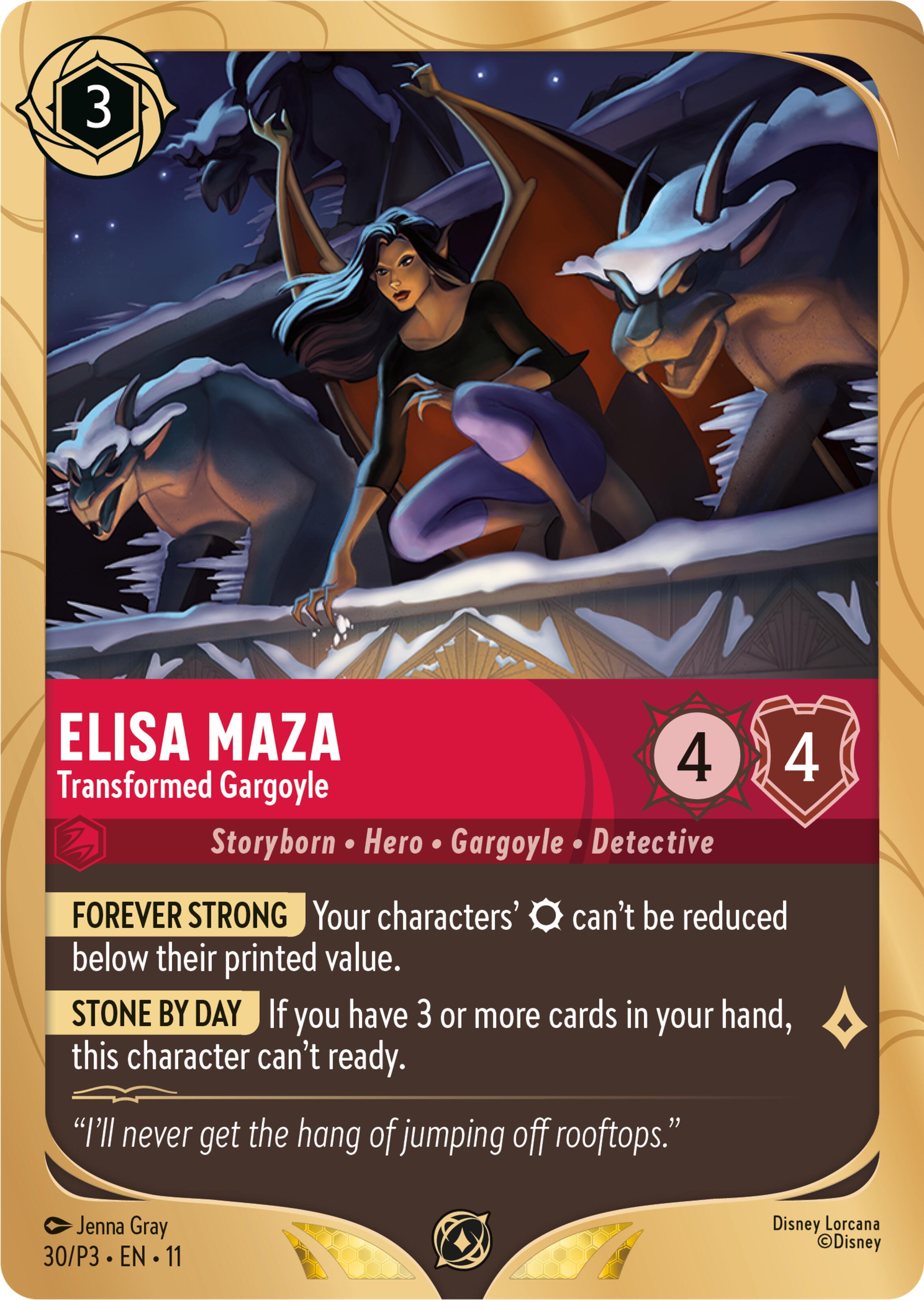 Elisa Maza - Transformed Gargoyle (30) [Promo Cards] | L.A. Mood Comics and Games