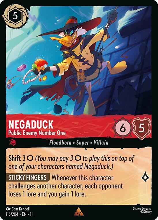 Negaduck - Public Enemy Number One (116/204) [Winterspell] | L.A. Mood Comics and Games
