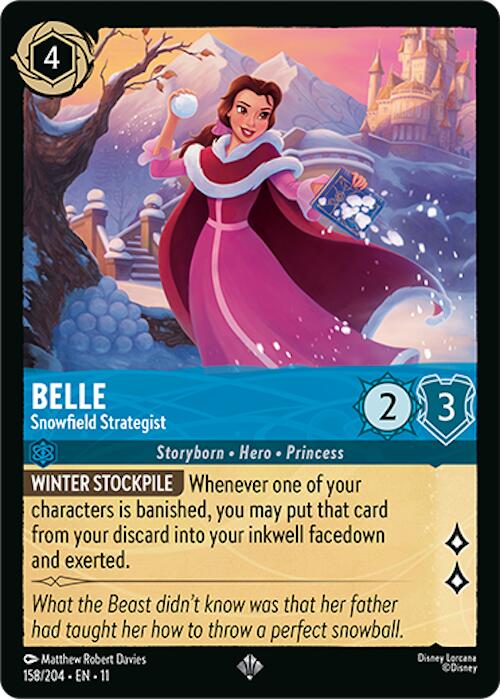 Belle - Snowfield Strategist (158/204) [Winterspell] | L.A. Mood Comics and Games