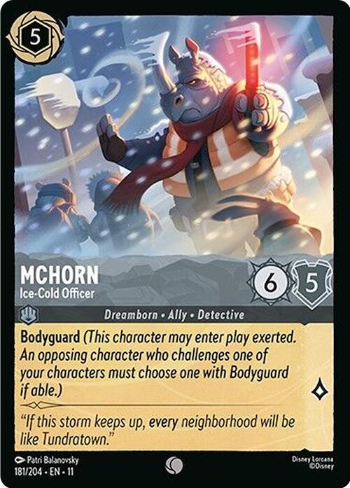 McHorn - Ice-Cold Officer (181/204) [Winterspell] | L.A. Mood Comics and Games