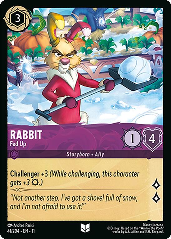 Rabbit - Fed Up (41/204) [Winterspell] | L.A. Mood Comics and Games