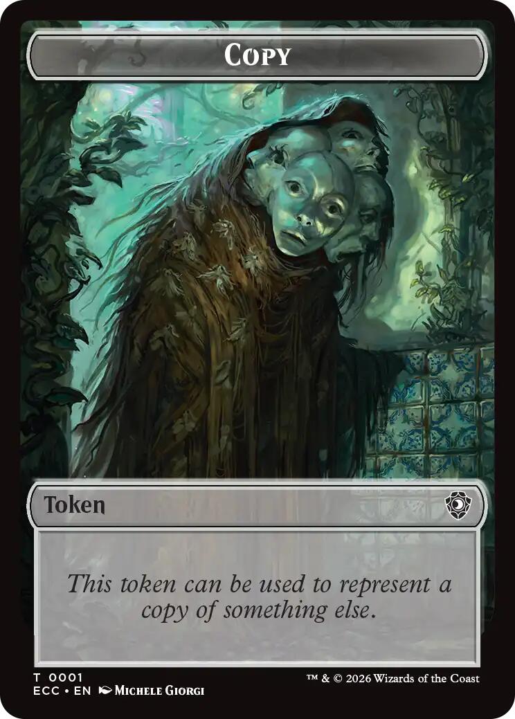 Copy // Plant Double-Sided Token [Lorwyn Eclipsed Tokens] | L.A. Mood Comics and Games