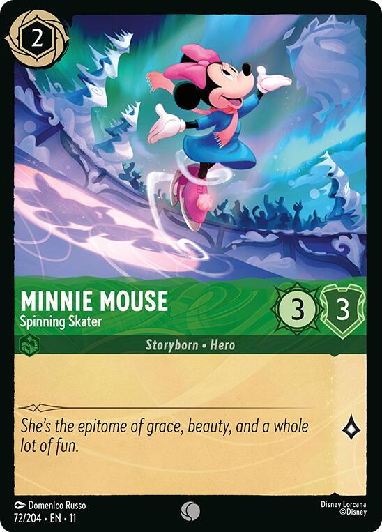 Minnie Mouse - Spinning Skater (72/204) [Winterspell] | L.A. Mood Comics and Games