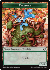 Treefolk // Goblin Double-Sided Token [Lorwyn Eclipsed Tokens] | L.A. Mood Comics and Games