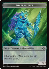 Shapeshifter // Merfolk Double-Sided Token [Lorwyn Eclipsed Tokens] | L.A. Mood Comics and Games
