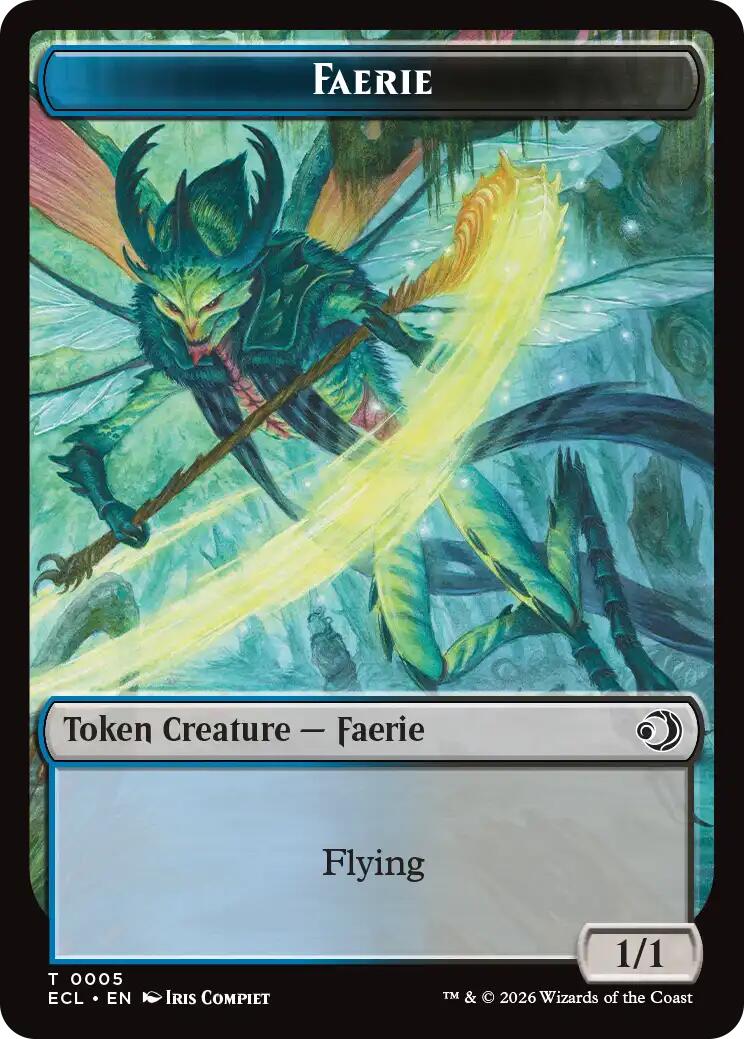 Faerie // Goblin Double-Sided Token [Lorwyn Eclipsed Tokens] | L.A. Mood Comics and Games