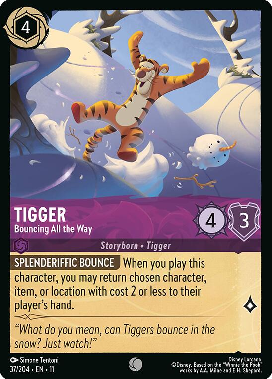 Tigger - Bouncing All the Way (37/204) [Winterspell] | L.A. Mood Comics and Games
