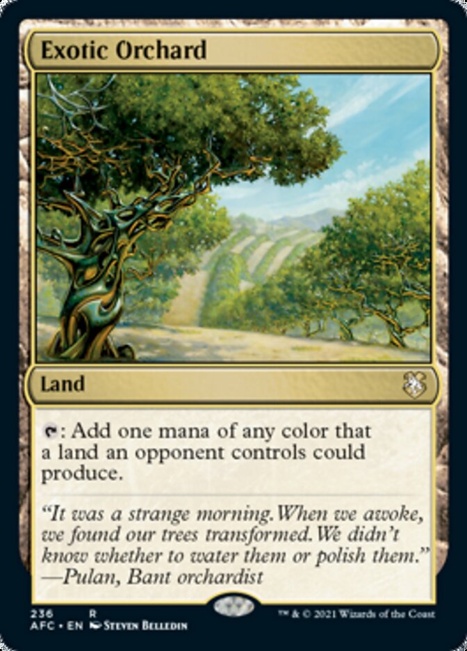 Exotic Orchard [Dungeons & Dragons: Adventures in the Forgotten Realms Commander] | L.A. Mood Comics and Games