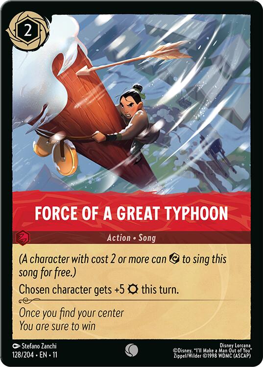 Force of a Great Typhoon (128/204) [Winterspell] | L.A. Mood Comics and Games