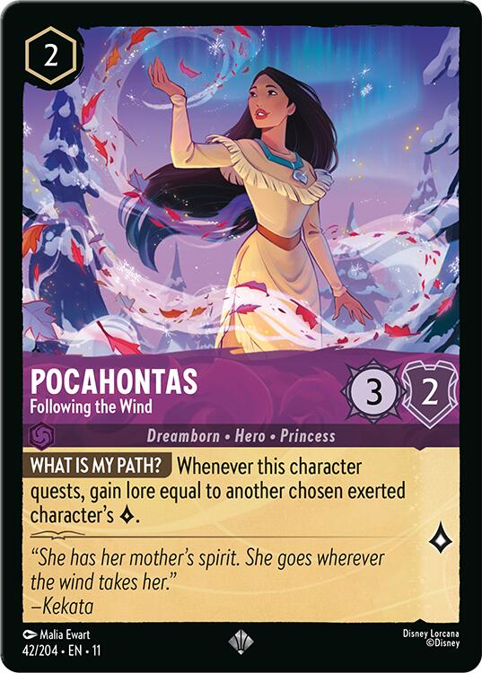 Pocahontas - Following the Wind (42/204) [Winterspell] | L.A. Mood Comics and Games