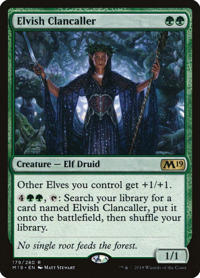 Elvish Clancaller [Core Set 2019] | L.A. Mood Comics and Games