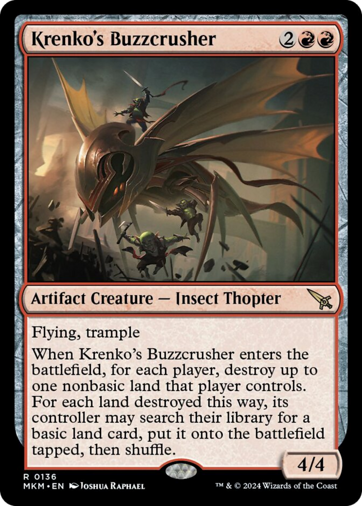 Krenko's Buzzcrusher [Murders at Karlov Manor] | L.A. Mood Comics and Games