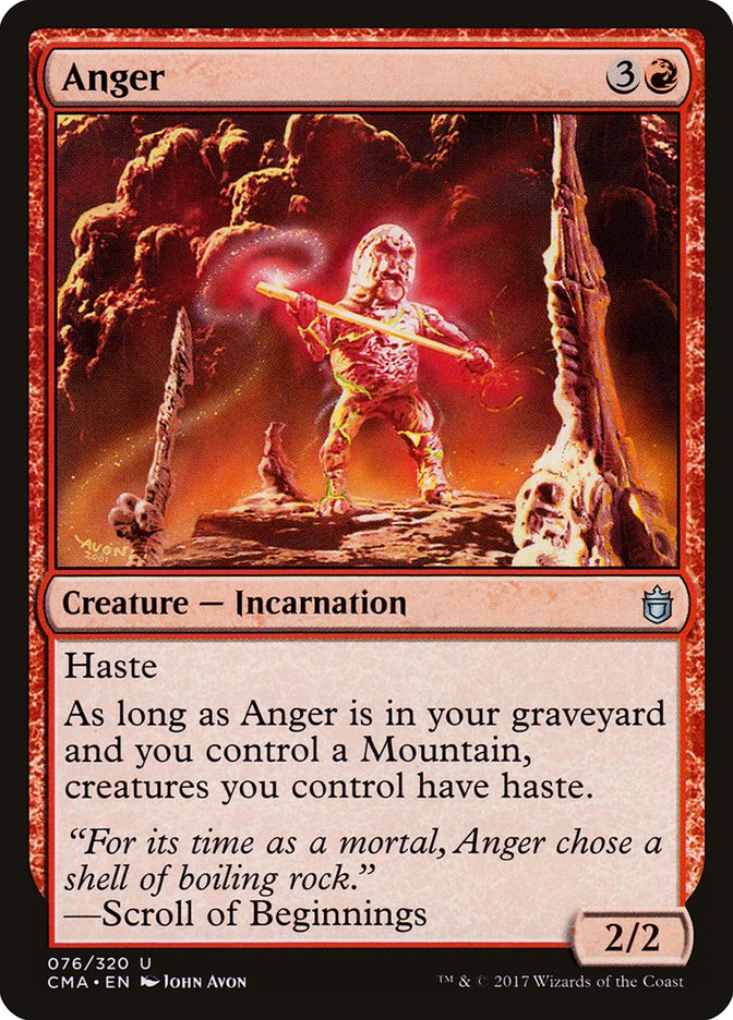 Anger [Commander Anthology] | L.A. Mood Comics and Games