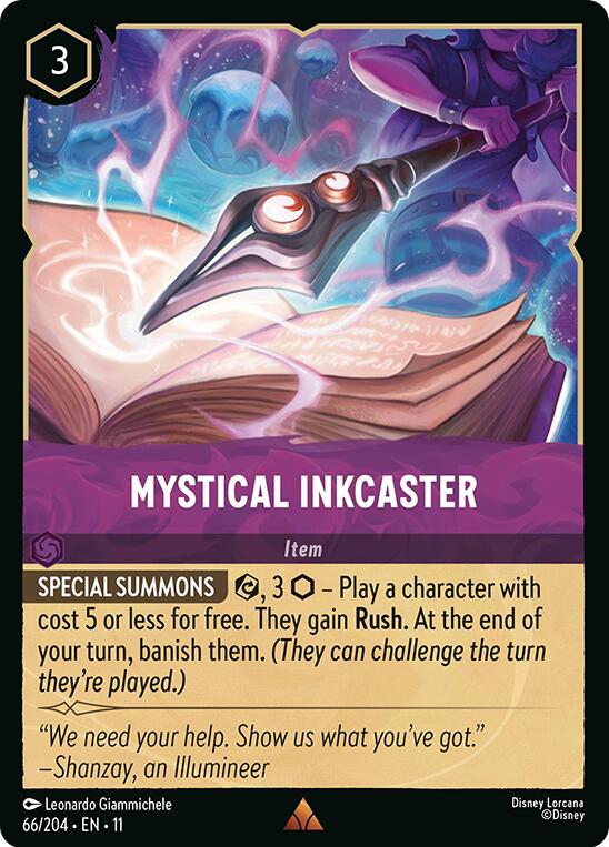 Mystical Inkcaster (66/204) [Winterspell] | L.A. Mood Comics and Games