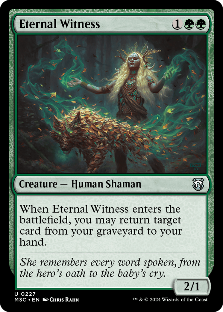 Eternal Witness [Modern Horizons 3 Commander] | L.A. Mood Comics and Games