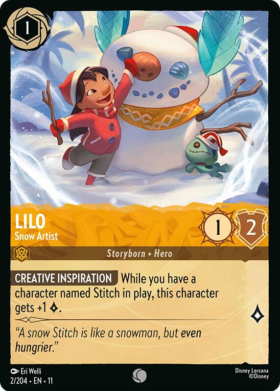 Lilo - Snow Artist (2/204) [Winterspell] | L.A. Mood Comics and Games