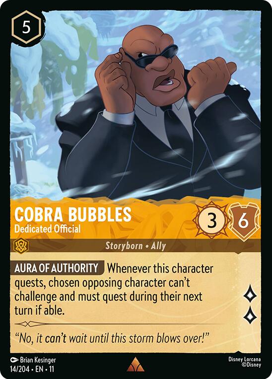 Cobra Bubbles - Dedicated Official (14/204) [Winterspell] | L.A. Mood Comics and Games