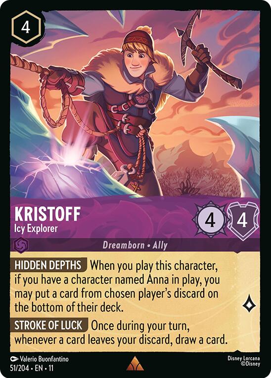 Kristoff - Icy Explorer (51/204) [Winterspell] | L.A. Mood Comics and Games