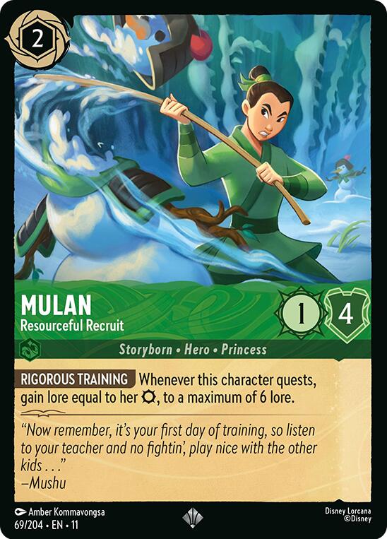 Mulan - Resourceful Recruit (69/204) [Winterspell] | L.A. Mood Comics and Games