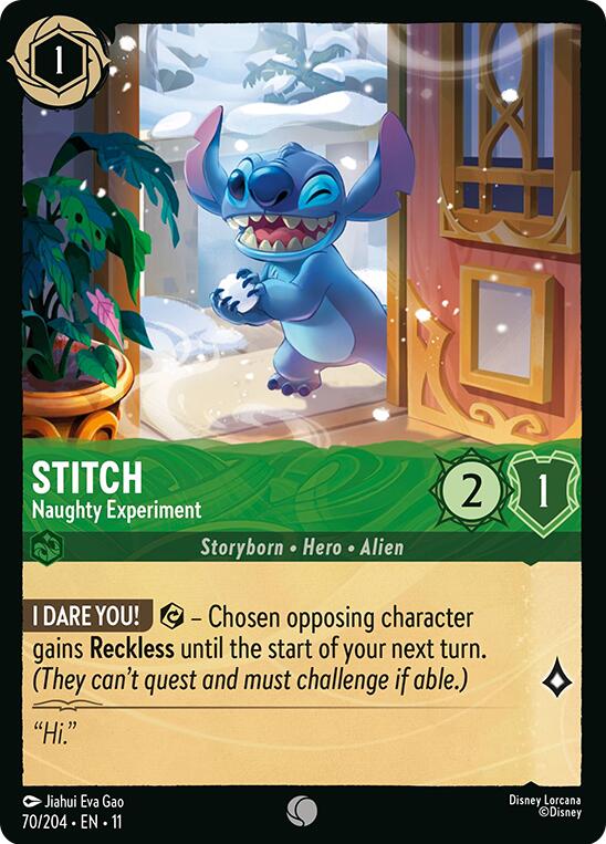 Stitch - Naughty Experiment (70/204) [Winterspell] | L.A. Mood Comics and Games