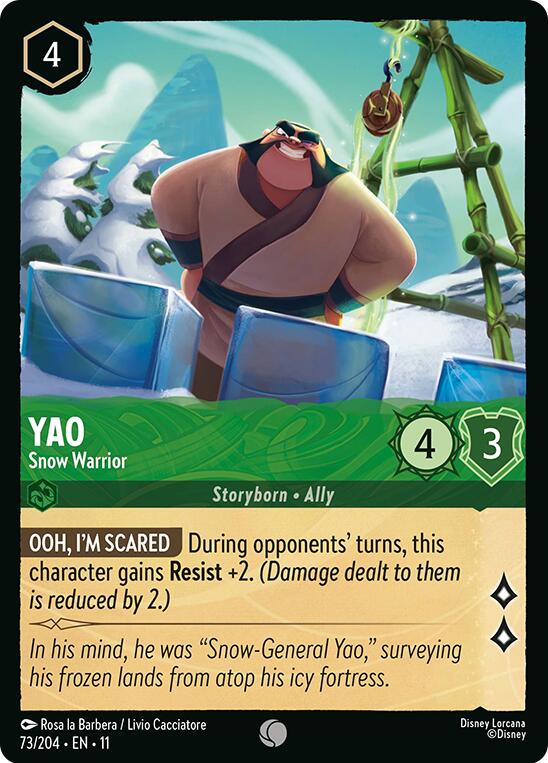 Yao - Snow Warrior (73/204) [Winterspell] | L.A. Mood Comics and Games
