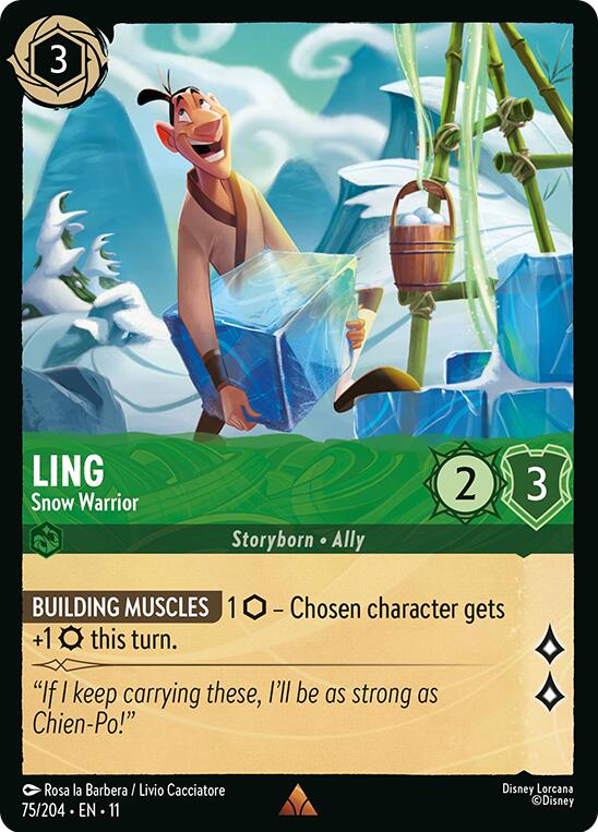 Ling - Snow Warrior (75/204) [Winterspell] | L.A. Mood Comics and Games