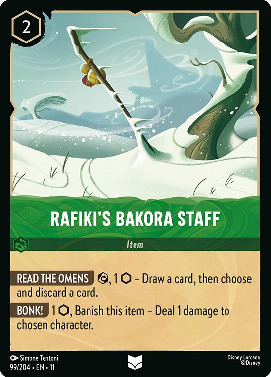 Rafiki's Bakora Staff (99/204) [Winterspell] | L.A. Mood Comics and Games