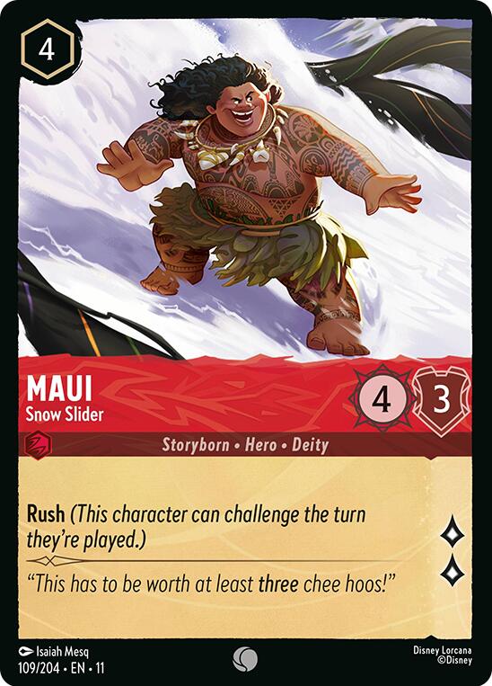 Maui - Snow Slider (109/204) [Winterspell] | L.A. Mood Comics and Games