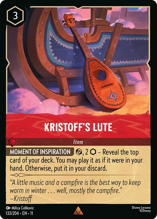 Kristoff's Lute (133/204) [Winterspell] | L.A. Mood Comics and Games
