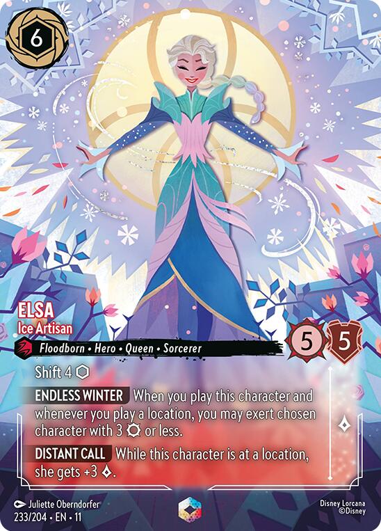 Elsa - Ice Artisan (Enchanted) (233/204) [Winterspell] | L.A. Mood Comics and Games