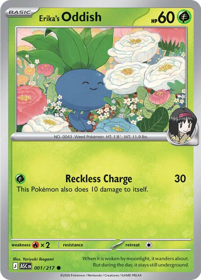 Erika's Oddish (001/217) [Mega Evolution: Ascended Heroes] | L.A. Mood Comics and Games