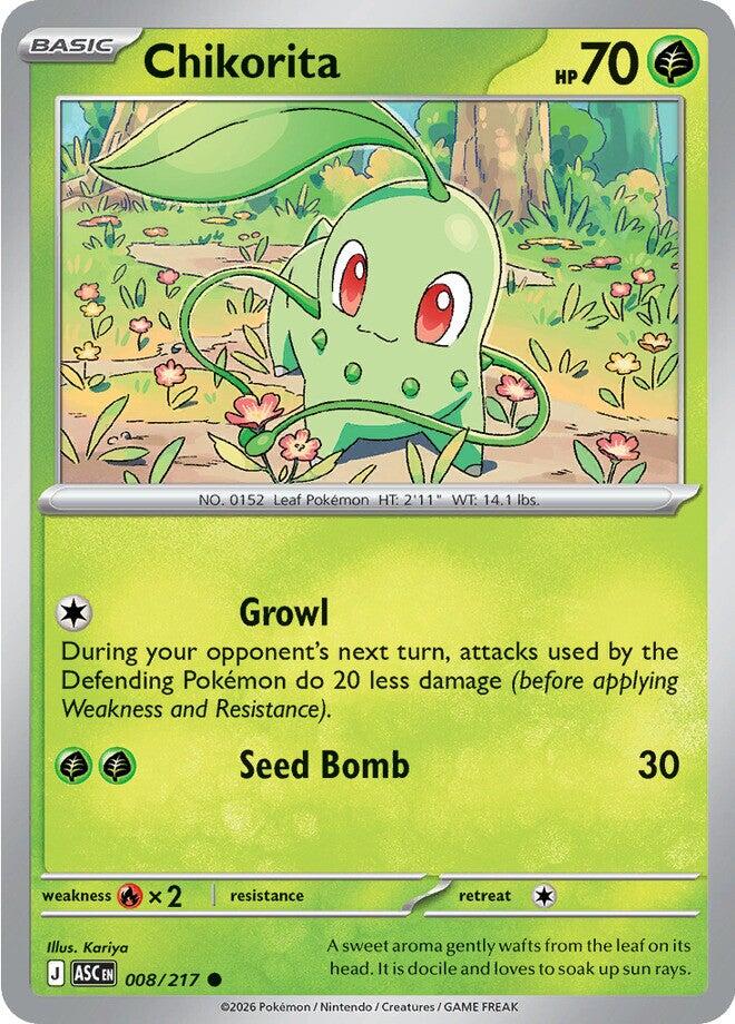 Chikorita (008/217) [Mega Evolution: Ascended Heroes] | L.A. Mood Comics and Games