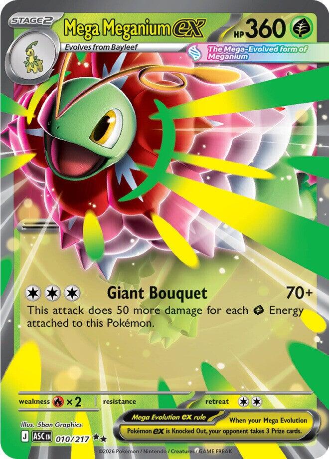 Mega Meganium ex (010/217) [Mega Evolution: Ascended Heroes] | L.A. Mood Comics and Games