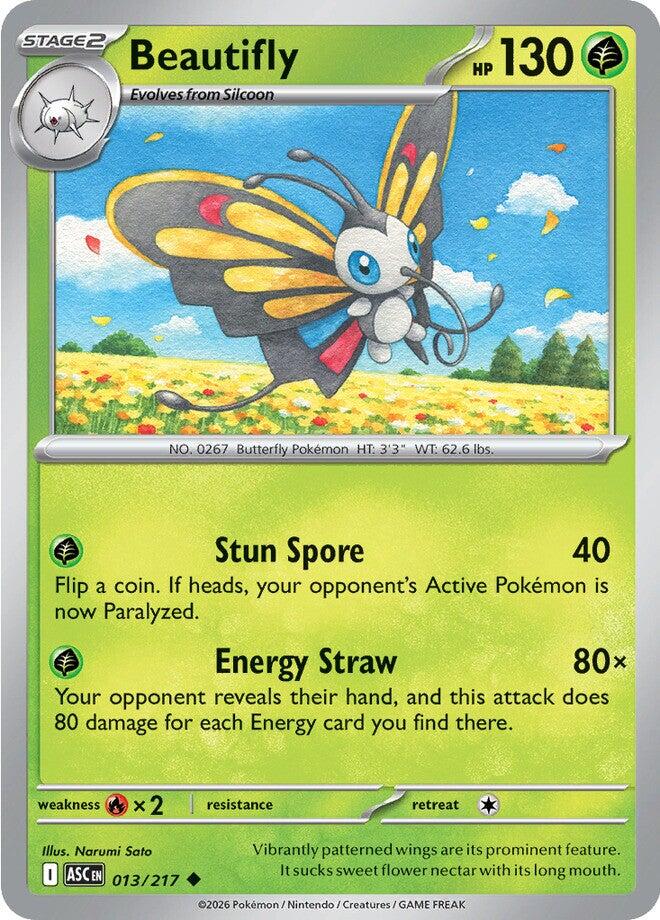 Beautifly (013/217) [Mega Evolution: Ascended Heroes] | L.A. Mood Comics and Games