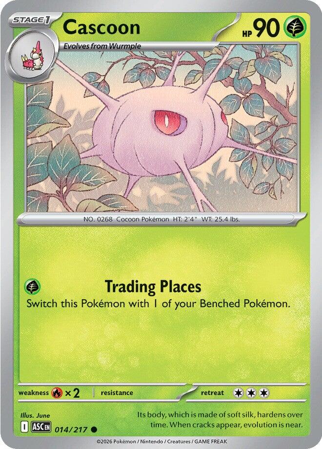 Cascoon (014/217) [Mega Evolution: Ascended Heroes] | L.A. Mood Comics and Games