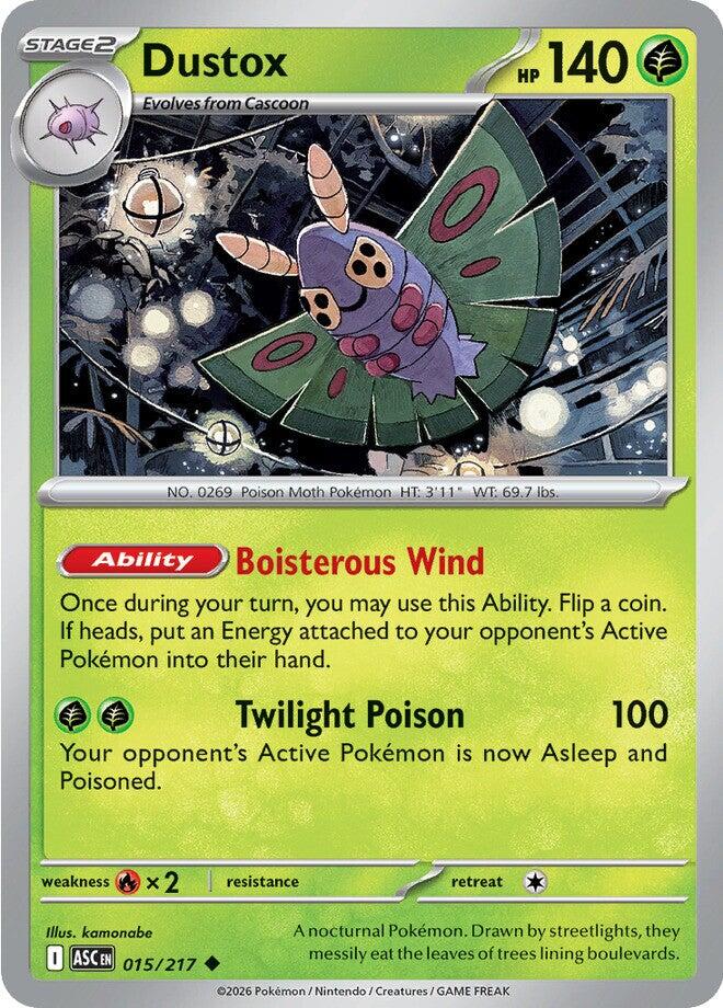 Dustox (015/217) [Mega Evolution: Ascended Heroes] | L.A. Mood Comics and Games