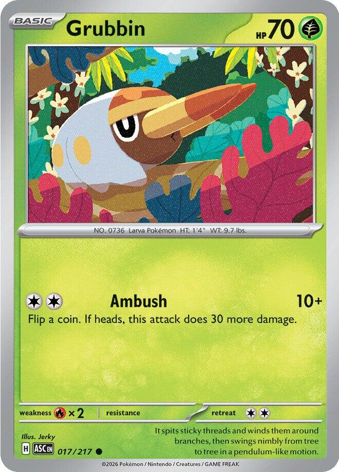 Grubbin (017/217) [Mega Evolution: Ascended Heroes] | L.A. Mood Comics and Games