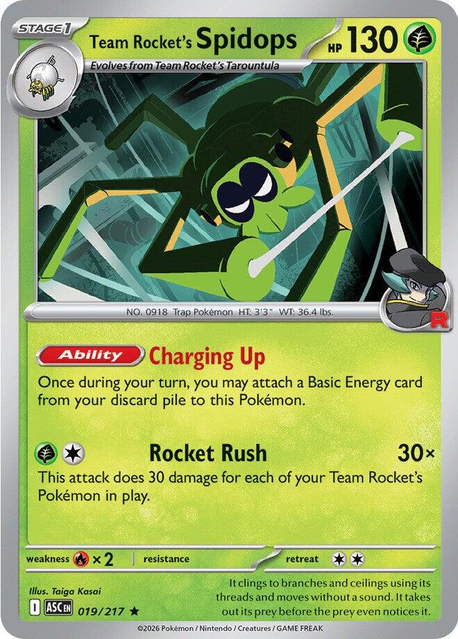 Team Rocket's Spidops (019/217) [Mega Evolution: Ascended Heroes] | L.A. Mood Comics and Games