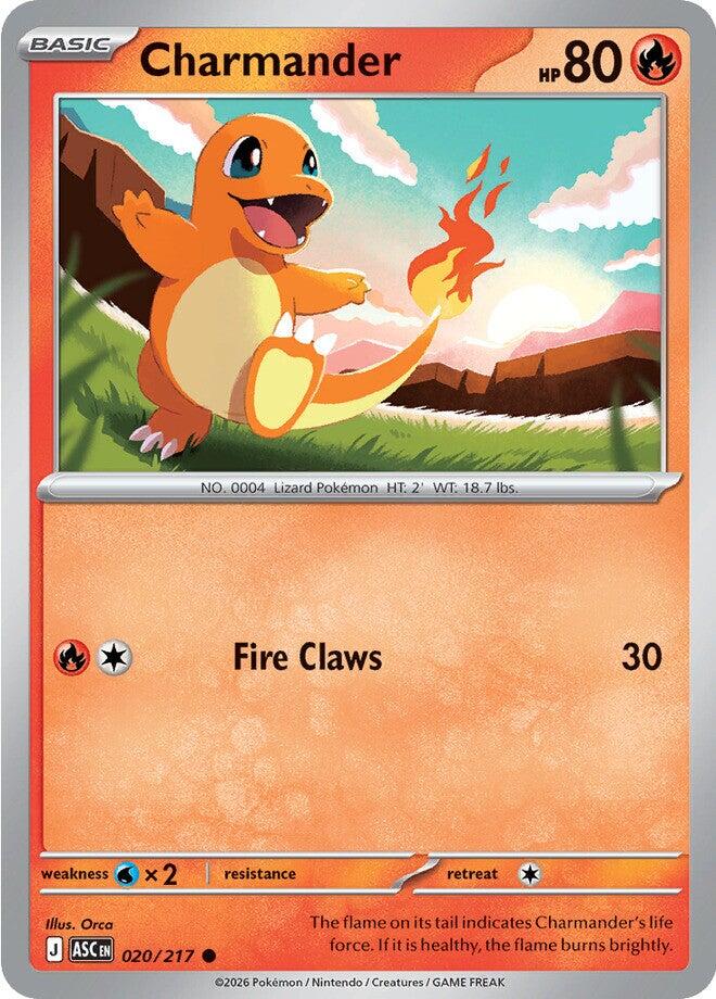 Charmander (020/217) [Mega Evolution: Ascended Heroes] | L.A. Mood Comics and Games