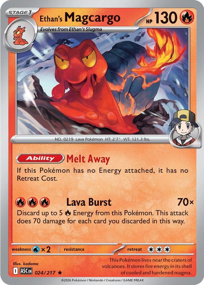 Ethan's Magcargo (024/217) [Mega Evolution: Ascended Heroes] | L.A. Mood Comics and Games