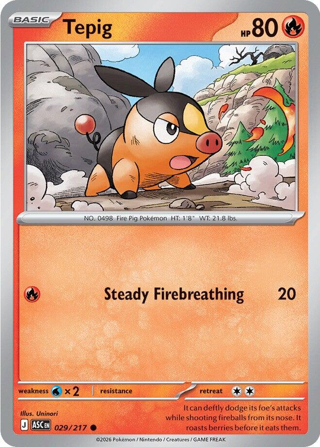 Tepig (029/217) [Mega Evolution: Ascended Heroes] | L.A. Mood Comics and Games
