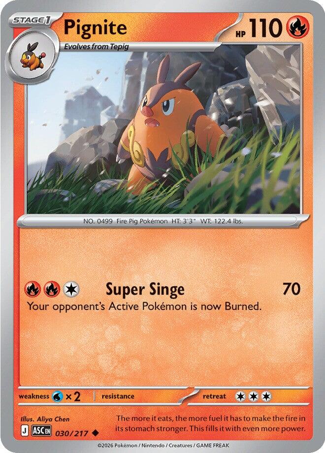 Pignite (030/217) [Mega Evolution: Ascended Heroes] | L.A. Mood Comics and Games