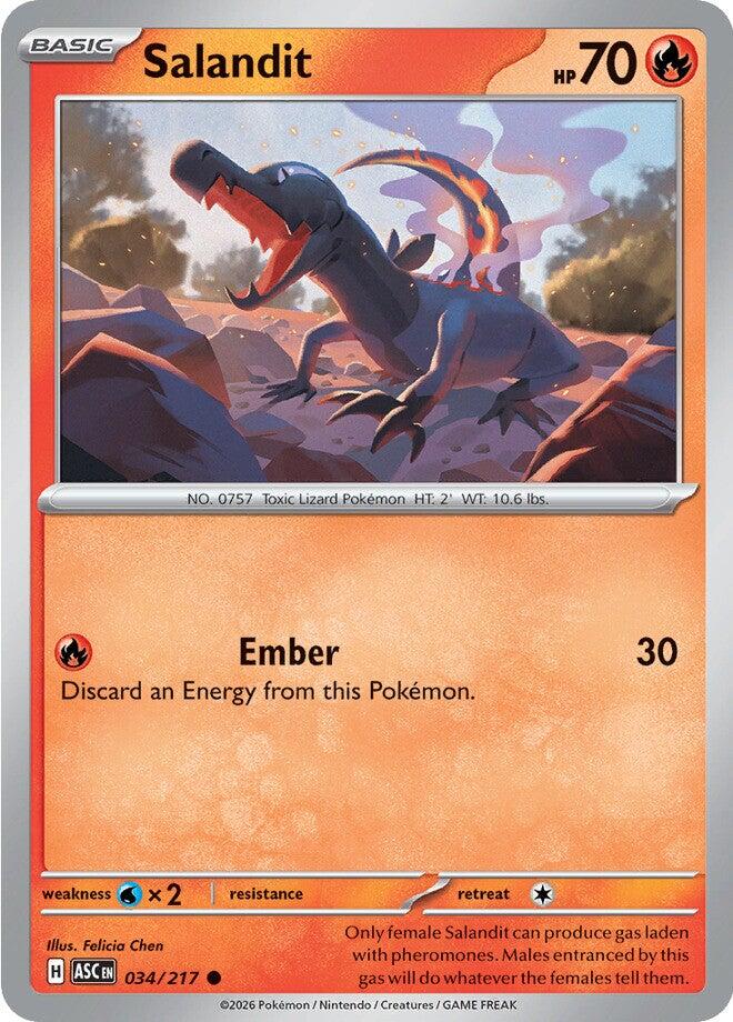 Salandit (034/217) [Mega Evolution: Ascended Heroes] | L.A. Mood Comics and Games