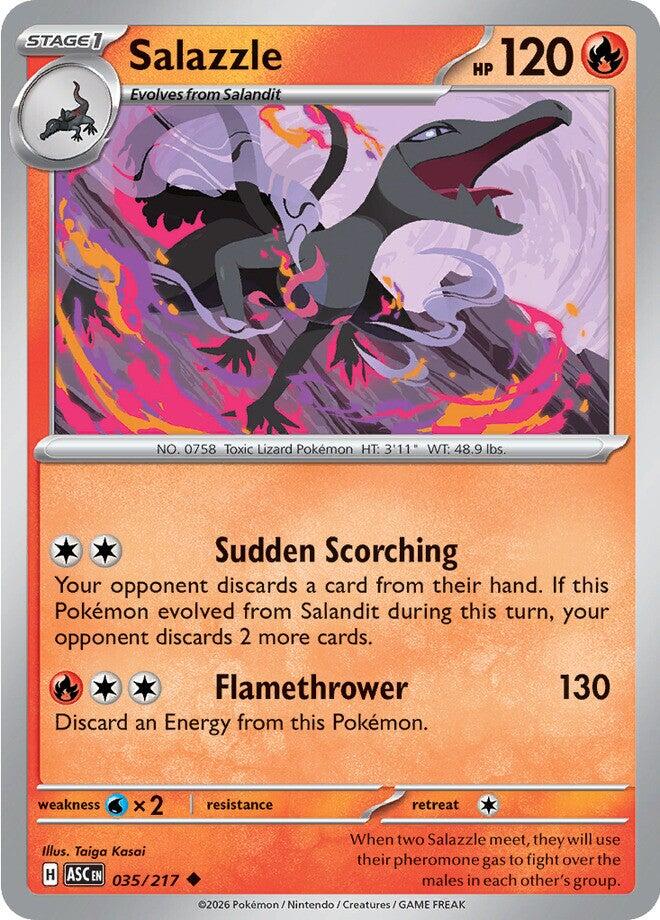 Salazzle (035/217) [Mega Evolution: Ascended Heroes] | L.A. Mood Comics and Games