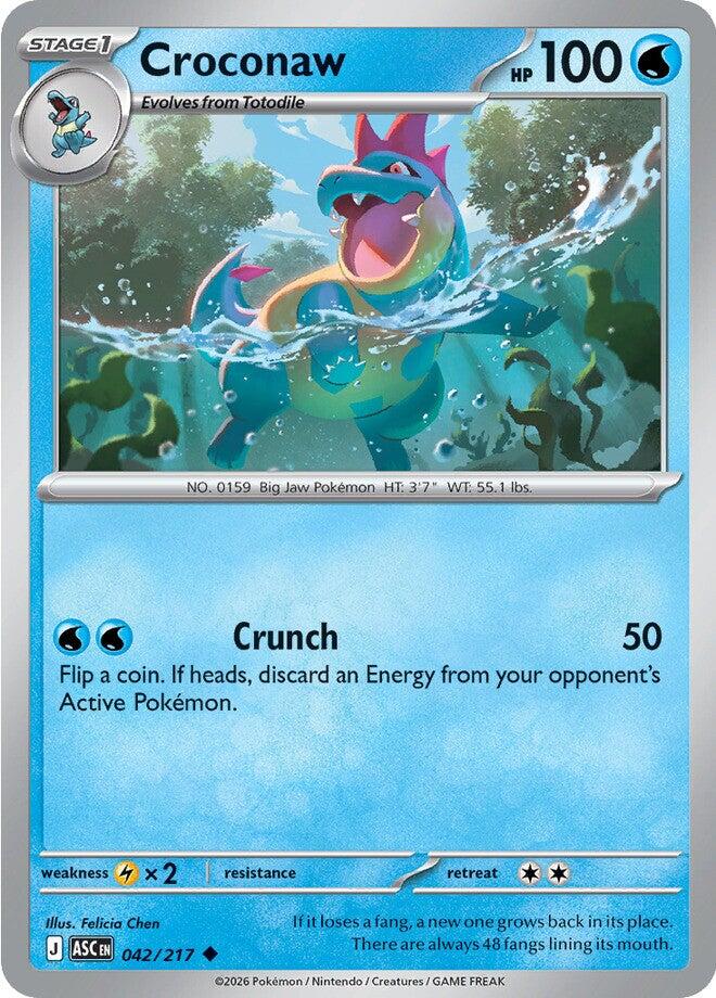 Croconaw (042/217) [Mega Evolution: Ascended Heroes] | L.A. Mood Comics and Games